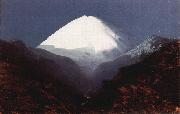 Archip Iwanowitsch Kuindshi Der Elbrus, Mondnacht oil painting